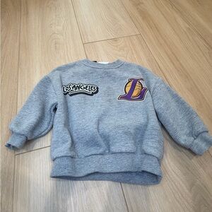 Zara Gray Kids Sweatshirt with LA Patch